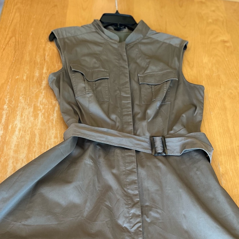 Ann Taylor Belted A-Line Dress - Picture 5 of 10